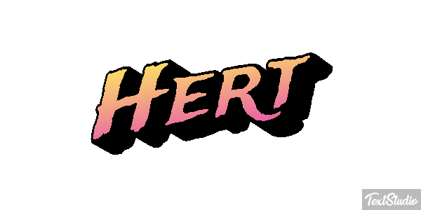 Hert Texteffekt