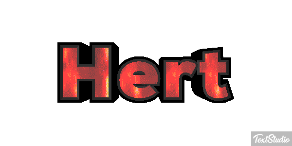 Hert Texteffekt
