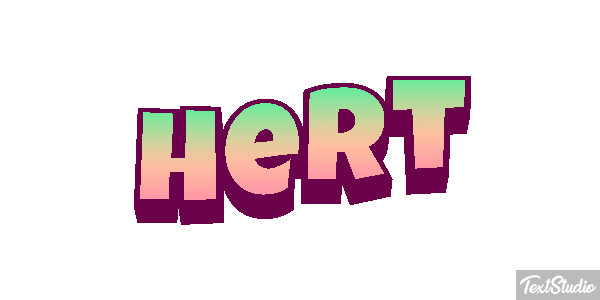Hert Texteffekt