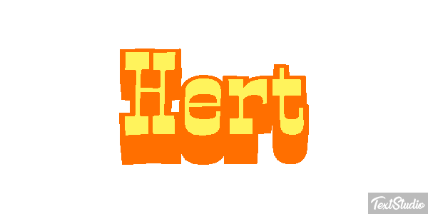 Hert Texteffekt