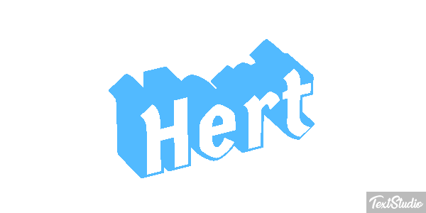 Hert Texteffekt
