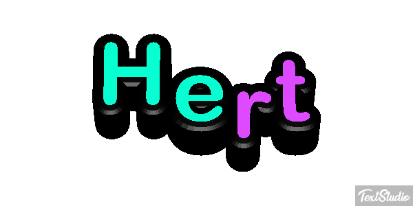 Hert Texteffekt