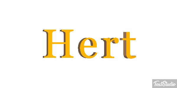 Hert Texteffekt