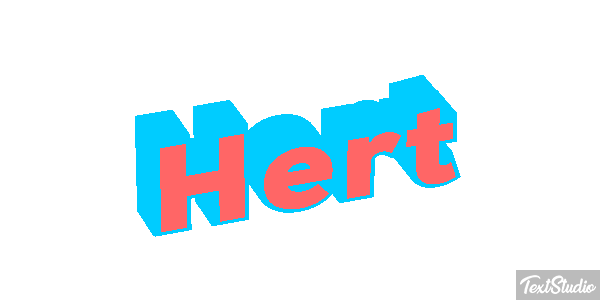 Hert Texteffekt
