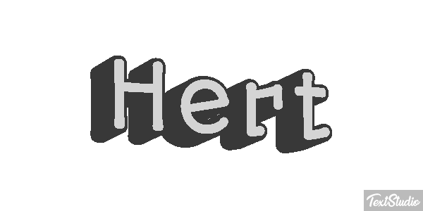 Hert Texteffekt