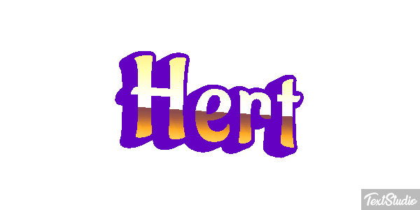 Hert Texteffekt