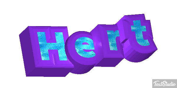 Hert Texteffekt