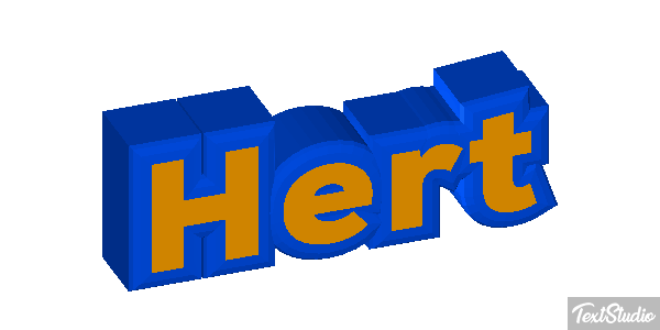 Hert Texteffekt