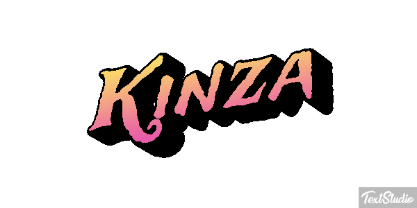 Kinza Текстовый эффект