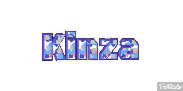 Kinza Текстовый эффект