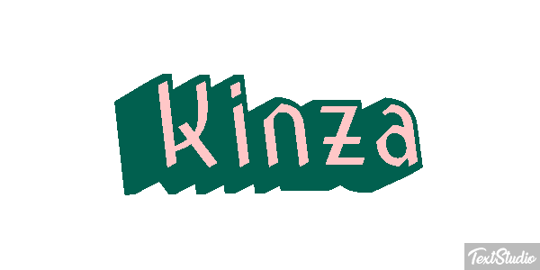 Kinza Текстовый эффект