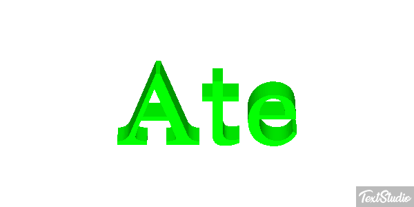 Até Text effect
