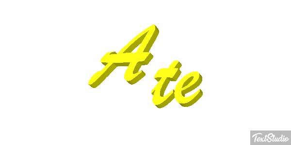Até Text effect