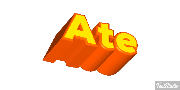 Até Text effect