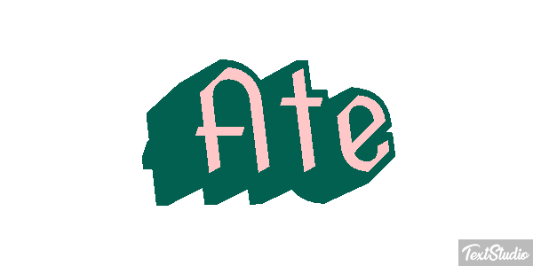 Até Text effect