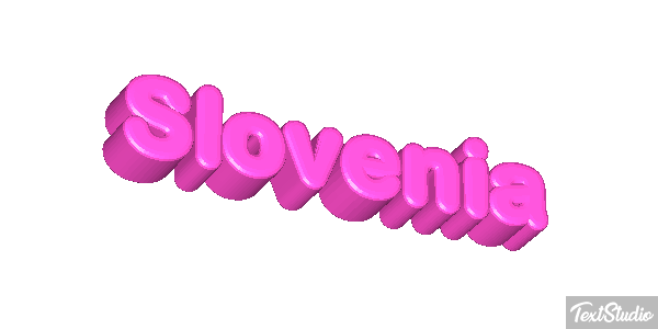 Slovenia Text effect