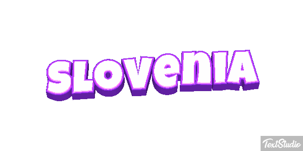 Slovenia Text effect
