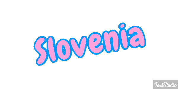 Slovenia Text effect