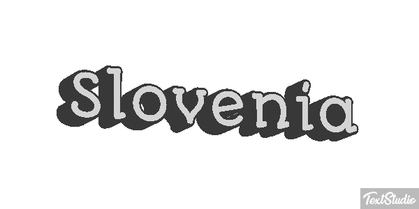 Slovenia Text effect