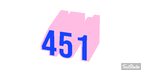 451 Effetto testo