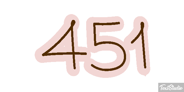 451 Effetto testo