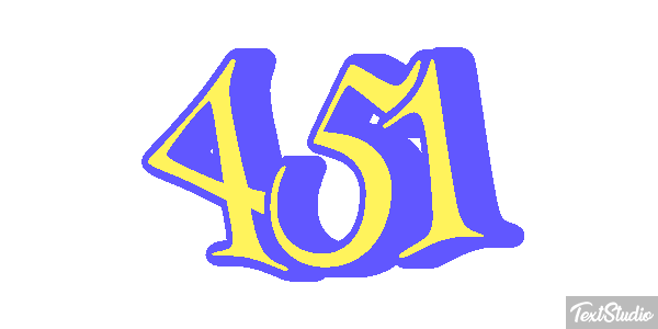 451 Effetto testo