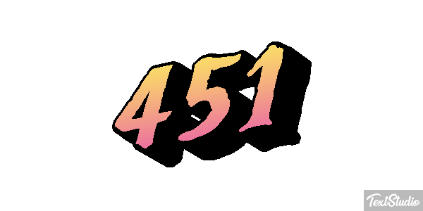 451 Effetto testo