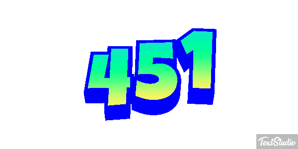 451 Effetto testo