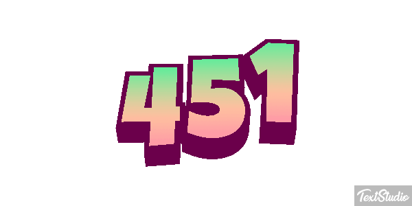 451 Effetto testo