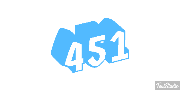 451 Effetto testo