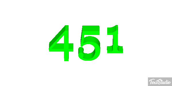 451 Effetto testo