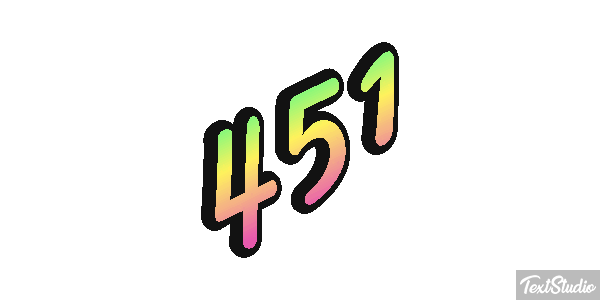 451 Effetto testo