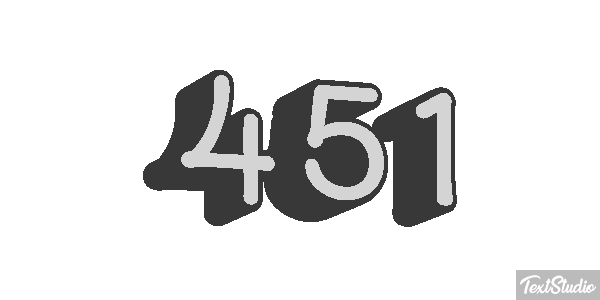 451 Effetto testo