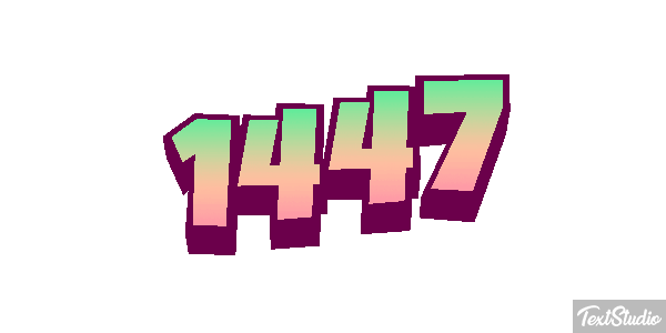 1447 テキスト効果