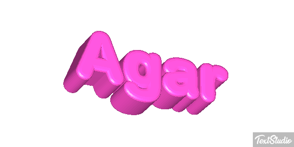 Agar Metin efekti