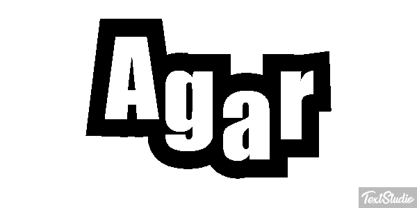 Agar Metin efekti
