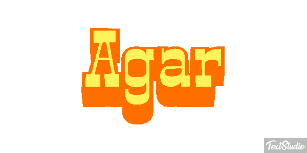 Agar Metin efekti
