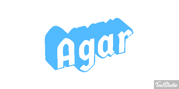 Agar Metin efekti