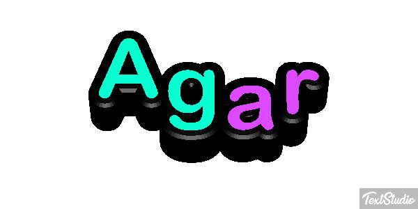 Agar Metin efekti