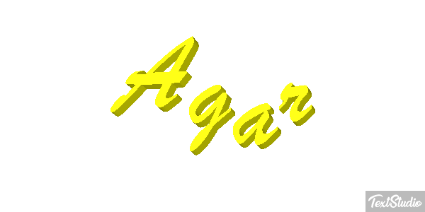 Agar Metin efekti
