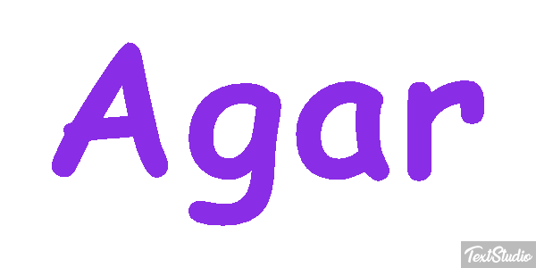 Agar Metin efekti