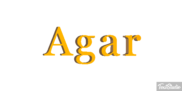 Agar Metin efekti