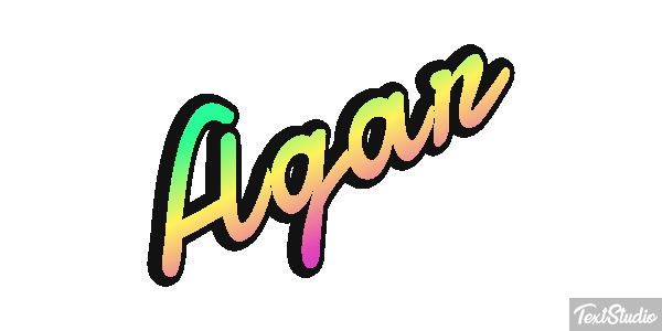 Agar Metin efekti