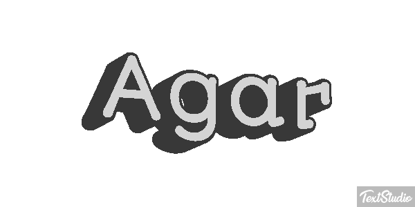 Agar Metin efekti