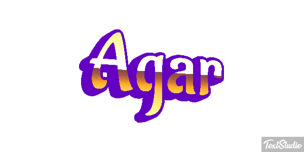Agar Metin efekti