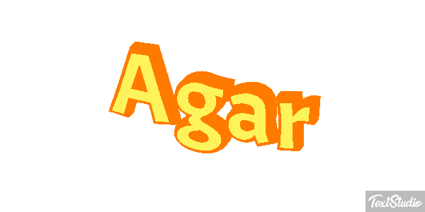 Agar Metin efekti