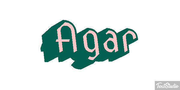 Agar Metin efekti