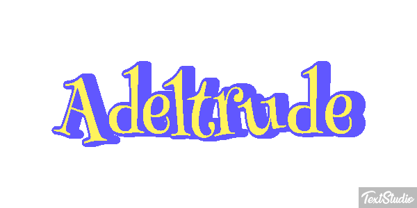 Adeltrude Texteffekt