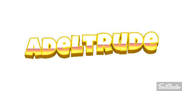 Adeltrude Texteffekt