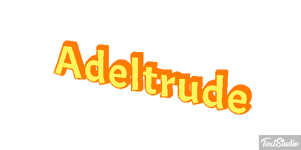 Adeltrude Texteffekt